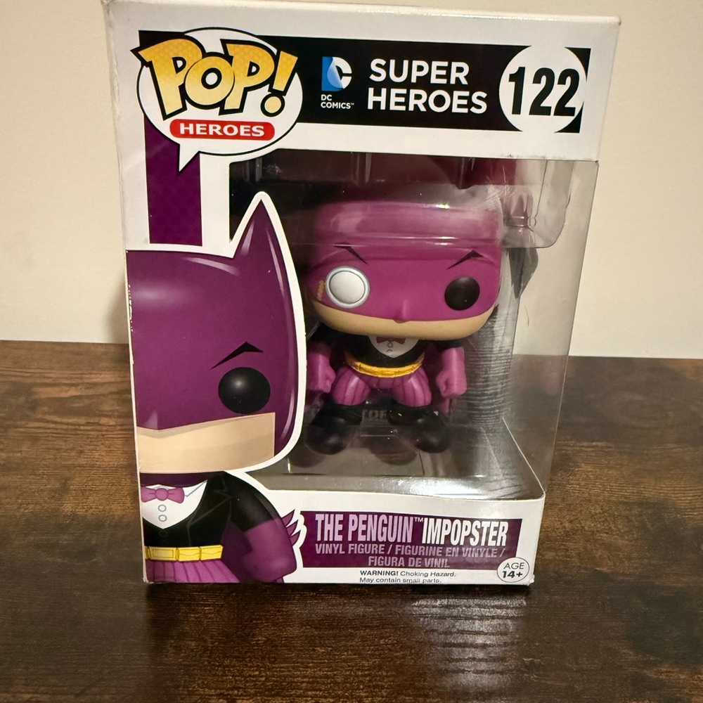 Funko Pop!Heroes: DC Comics Super Heroes #122 The Penguin Impopster vinyl figure